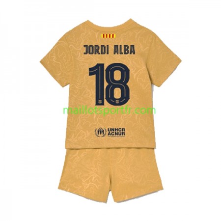 Maillot de Foot FC Barcelone Jordi Alba 18 Enfant Exterieur 2022/23 Maillot de Foot FC Barcelone Jordi Alba 18 Enfant Exterieur 2022/23